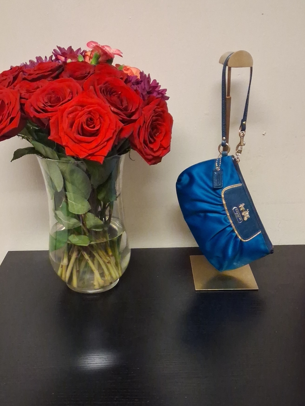 Coach Horse And Carriage Large Satin Wristlet 💙🤗💙🤗